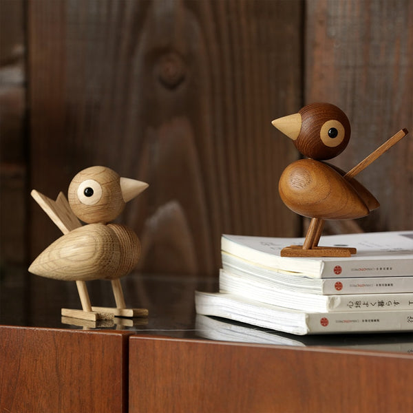 Nordic Style Wood Sparrow - AARiveraBrito