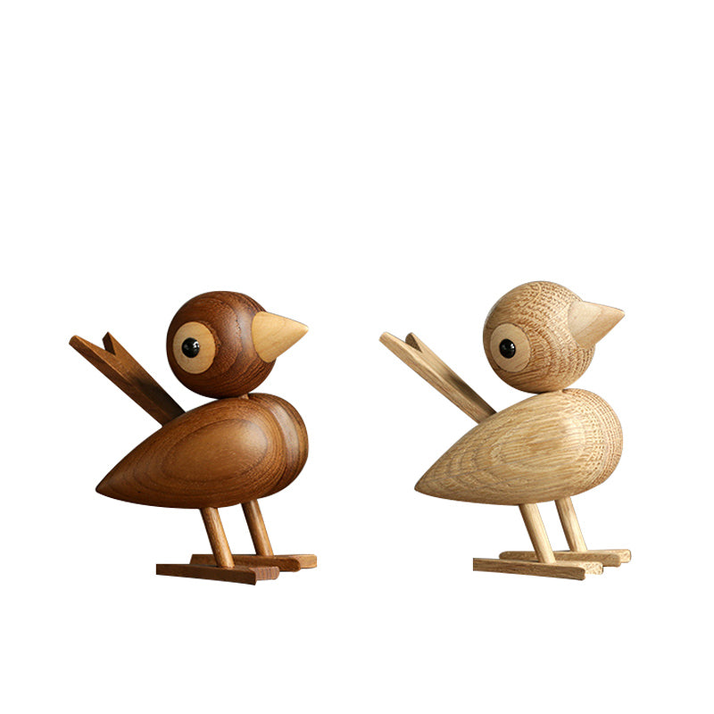 Nordic Style Wood Sparrow - AARiveraBrito
